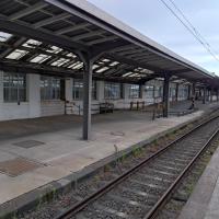 Der Bahnhof von Karlsruhe.