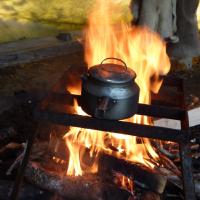 Tee bei Quadsafari in Muonio.