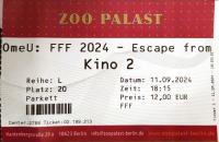 Kinokarte FFF – Escape from the 21st Century (2024), 11.09.2024