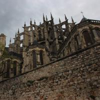 Le Mans, Kathedrale, Außensicht.
