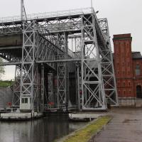 Hydraulische Schiffshebewerke des Canal du Centre.