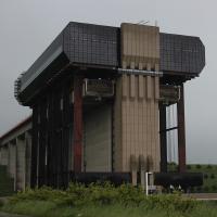 Hydraulische Schiffshebewerke des Canal du Centre.