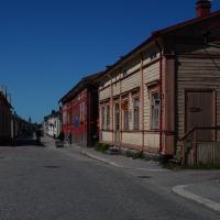 Straße in Rauma.