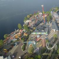 Blick auf Vergnügungspark in Tampere.