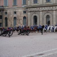 Wachwechsel zu Pferde.