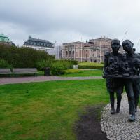 Plastik auf dem Reichsplatz.