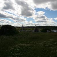 Wolken von Alta nach Muonio.