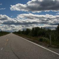 Straße von Alta nach Muonio.